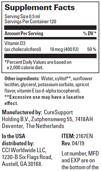 Liposomal Vitamin D3 (60 ml)