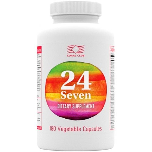 Вітаміни та вітаміноподібні речовини: Комплекс 24 Seven / Complex 24 Seven (Coral Club)