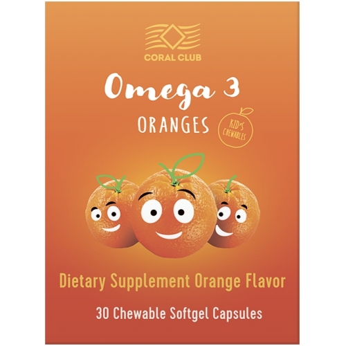 Серце і судини: ПНЖК Омега 3 апельсини / Omega 3 Oranges (Coral Club)