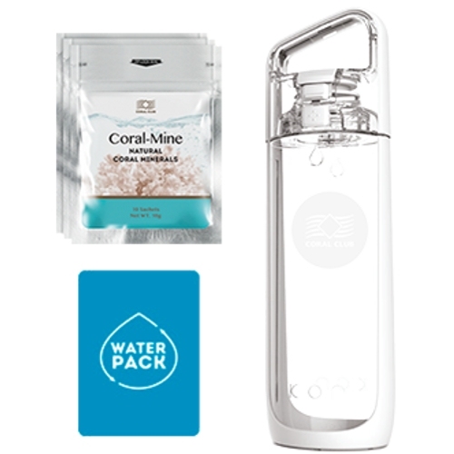 Комплексне оздоровлення: Набір Почни з води, біла пляшка / KOR Delta Water Pack (Coral Club)