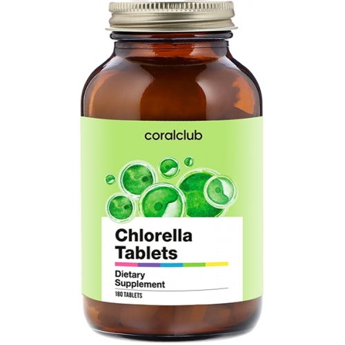 Травлення: Хлорела / Chlorella Tablets (Coral Club)